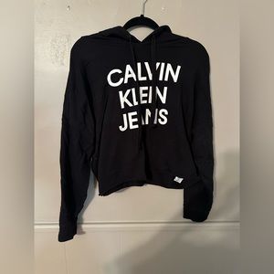 Size XL Calvin Klein cropped hoody.